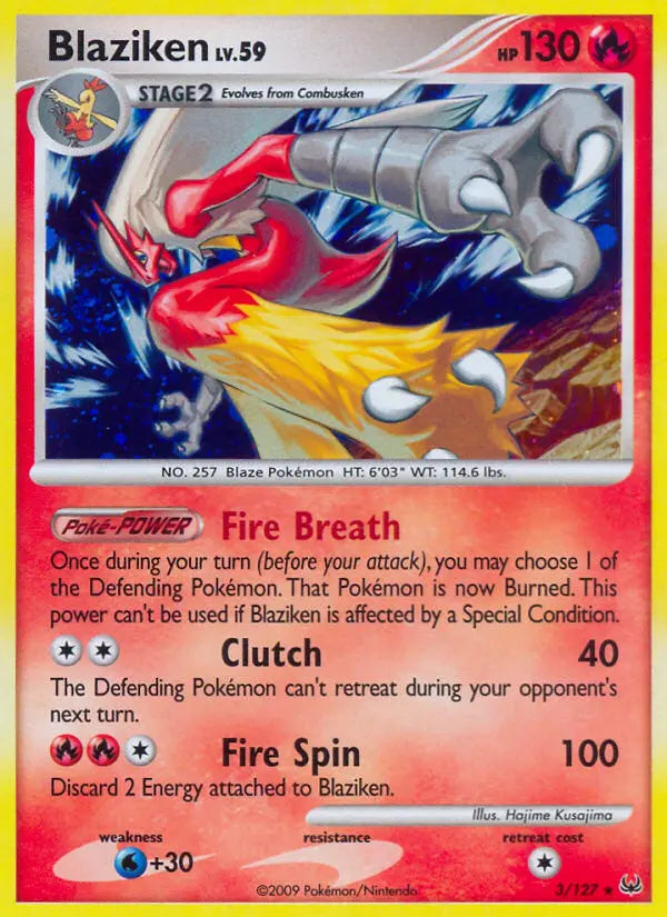 Blaziken 3 Platinum Pokesingles