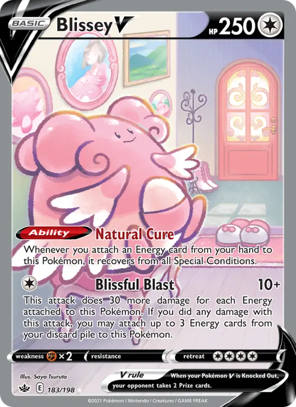Blissey V 183 Chilling Reign Pokesingles