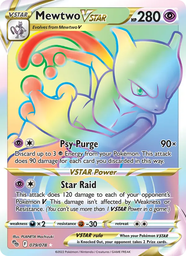 Mewtwo VSTAR 79 Pokémon GO Pokesingles
