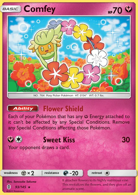 Comfey 93 Guardians Rising Pokesingles