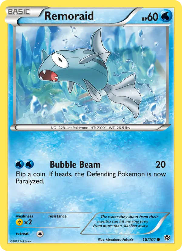 Remoraid 18 Plasma Blast Pokesingles