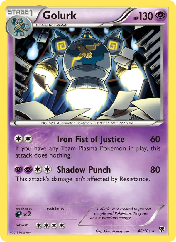 Golurk 46 Plasma Blast Pokesingles