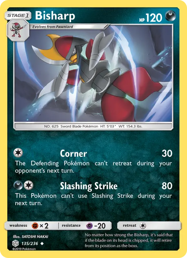 Bisharp 135 Cosmic Eclipse Pokesingles