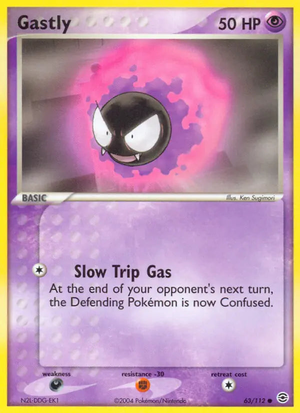 Gastly 63 FireRed & LeafGreen Pokesingles