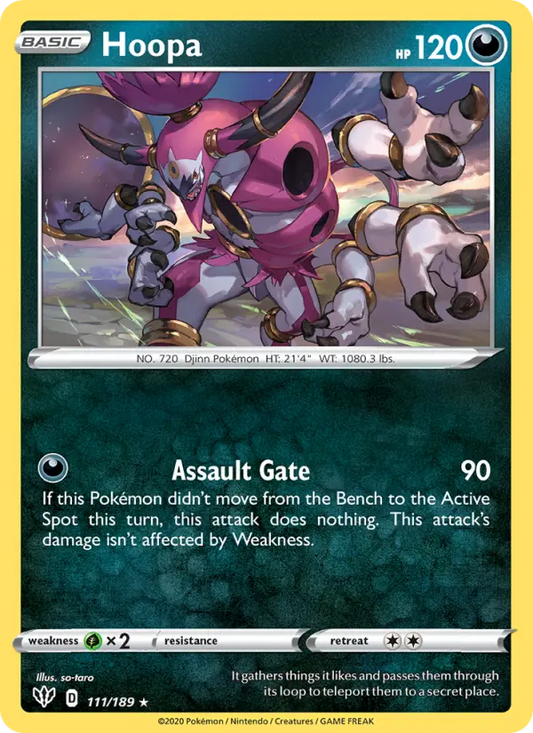 Hoopa 111 Darkness Ablaze Pokesingles