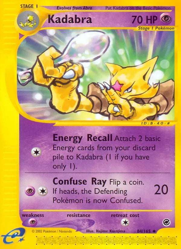 Kadabra 84 Expedition Base Set Pokesingles