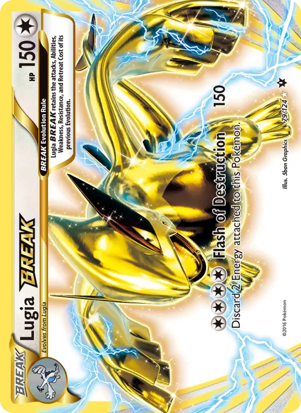 Lugia BREAK 79 Fates Collide Pokesingles