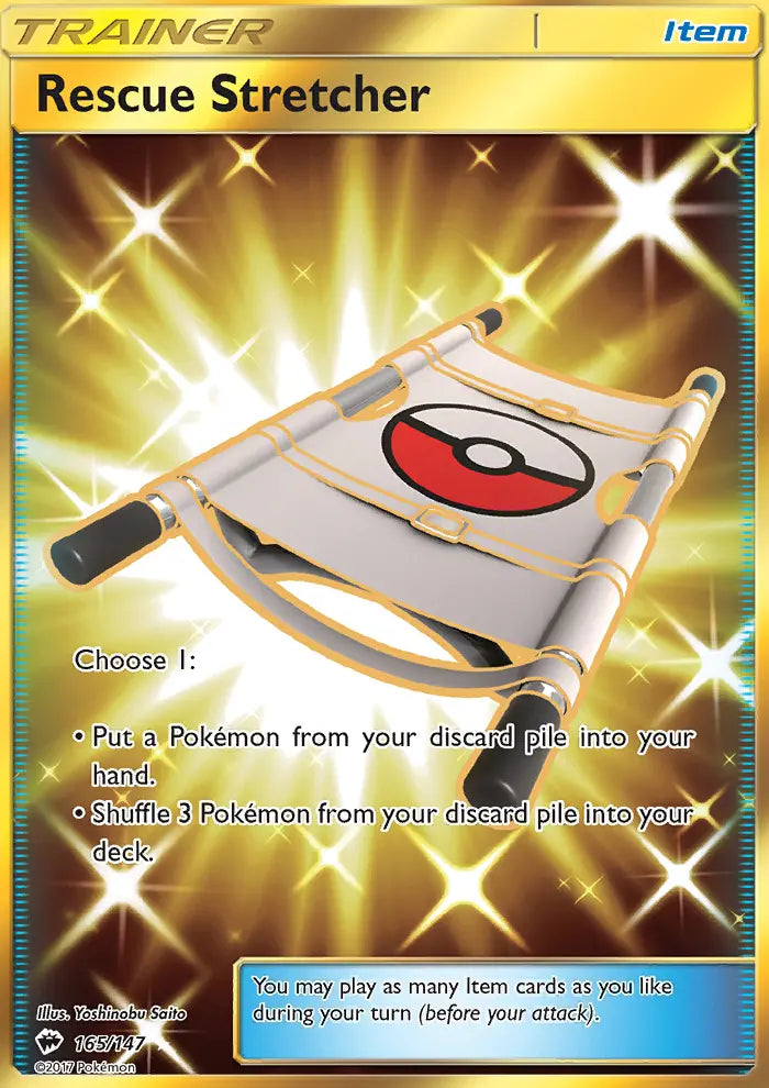Rescue Stretcher 165 Burning Shadows Pokesingles