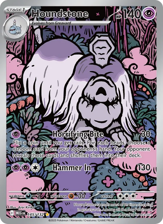 Houndstone 145 Mega Evolution Pokesingles