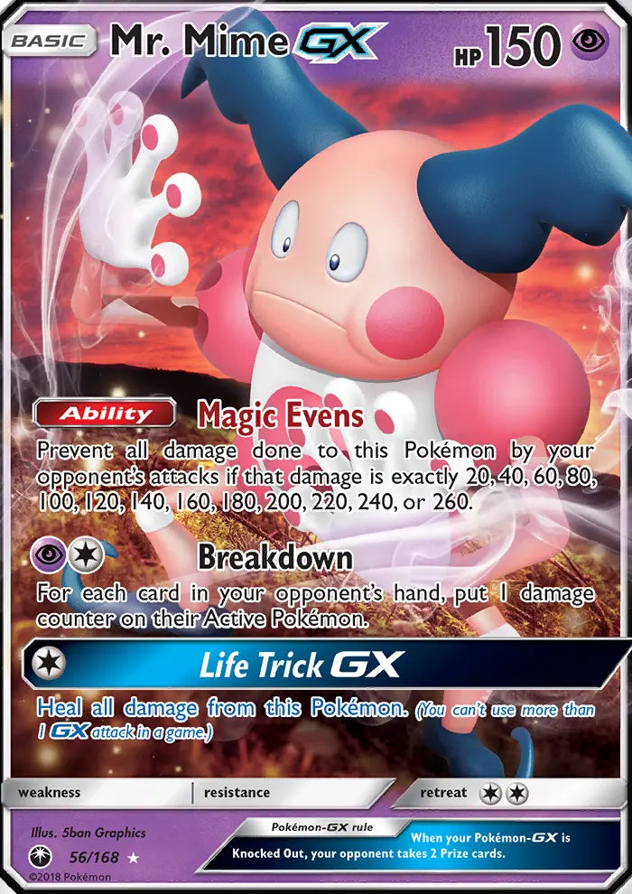 Mr. Mime GX 56 Celestial Storm Pokesingles