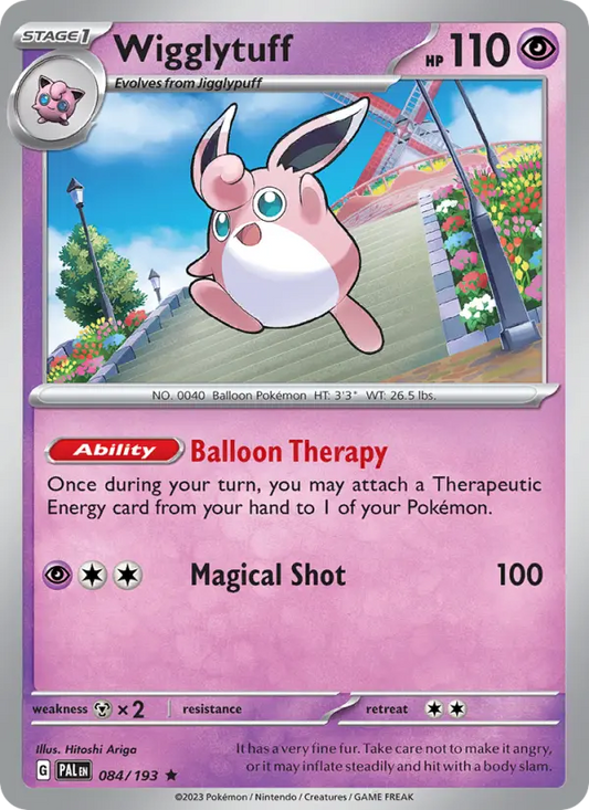 Wigglytuff 84 Paldea Evolved Pokesingles