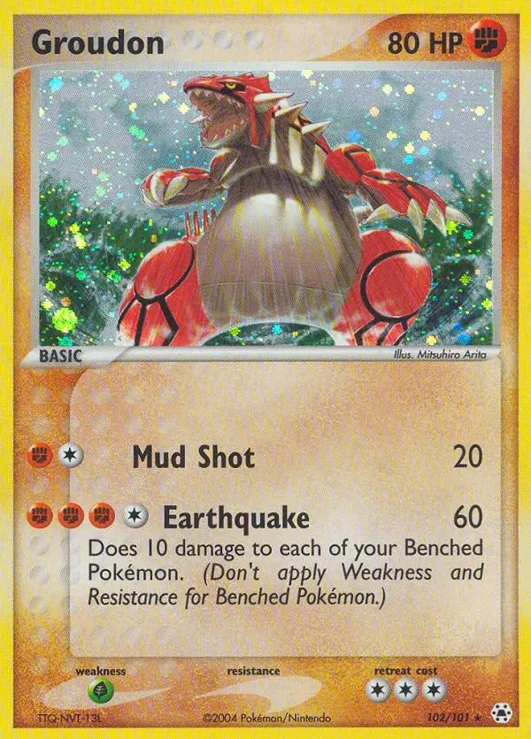 Groudon 102 Hidden Legends Pokesingles