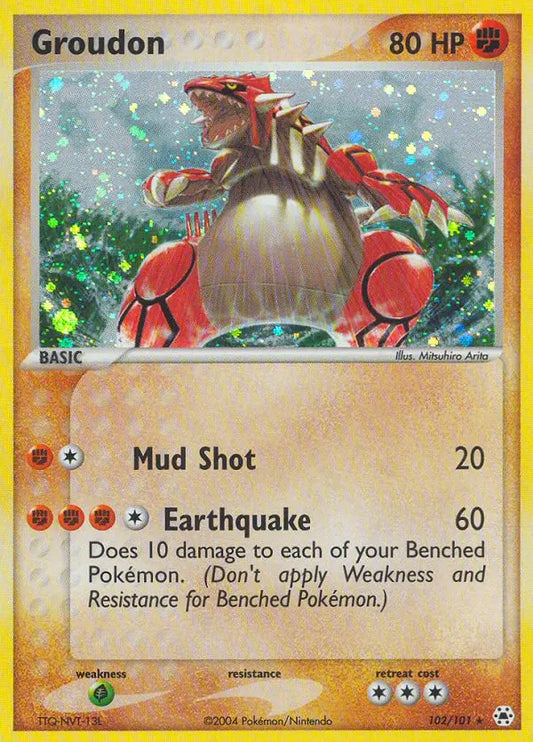 Groudon 102 Hidden Legends Pokesingles