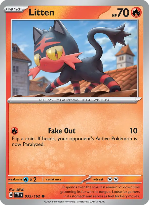 Litten 32 Temporal Forces Pokesingles