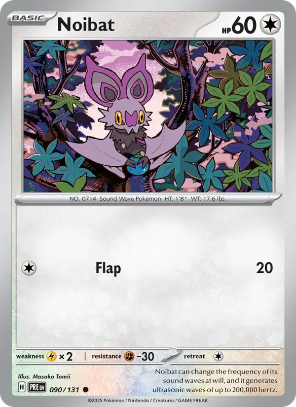Noibat 90 Prismatic Evolutions Pokesingles