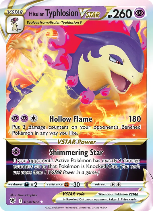 Hisuian Typhlosion VSTAR 54 Astral Radiance Pokesingles