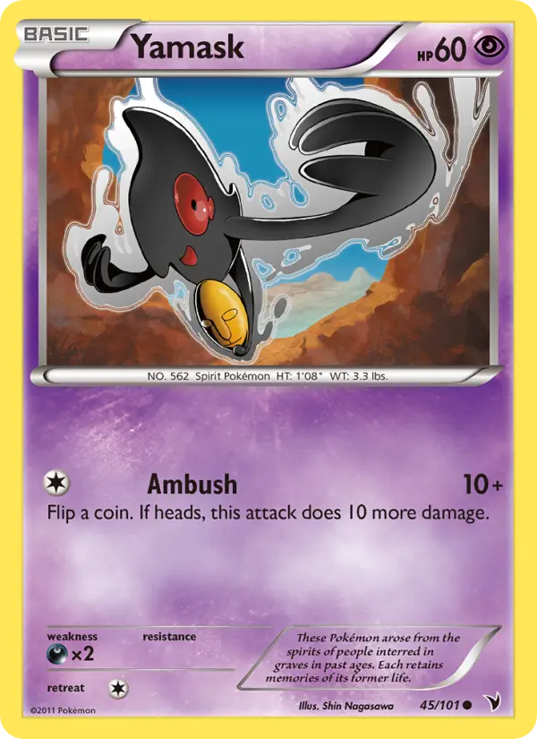 Yamask 45 Noble Victories Pokesingles