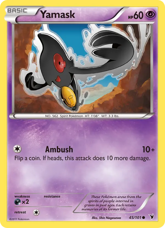 Yamask 45 Noble Victories Pokesingles