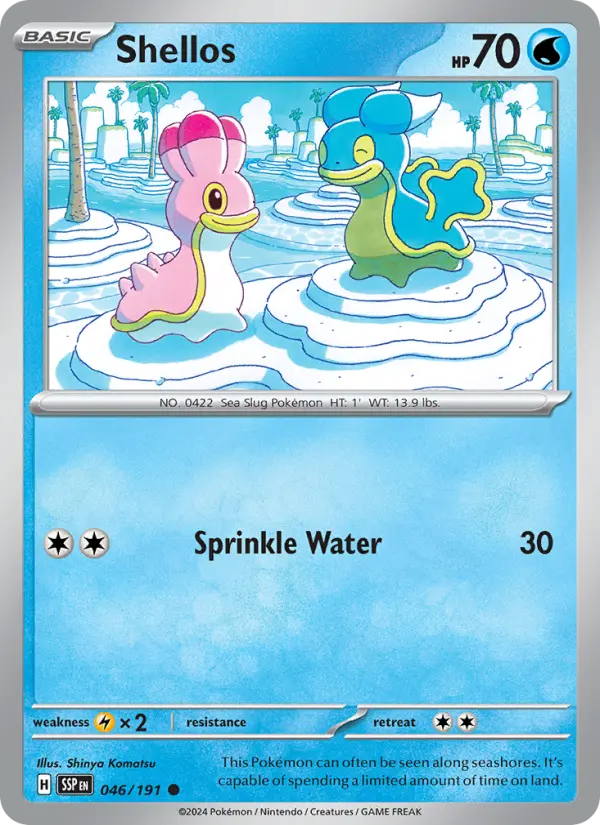 Shellos 46 Surging Sparks Pokesingles