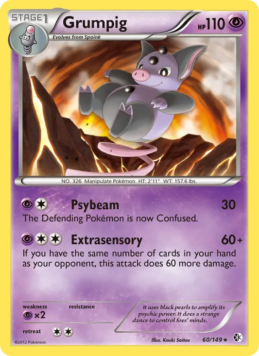 Grumpig 60 Boundaries Crossed Pokesingles