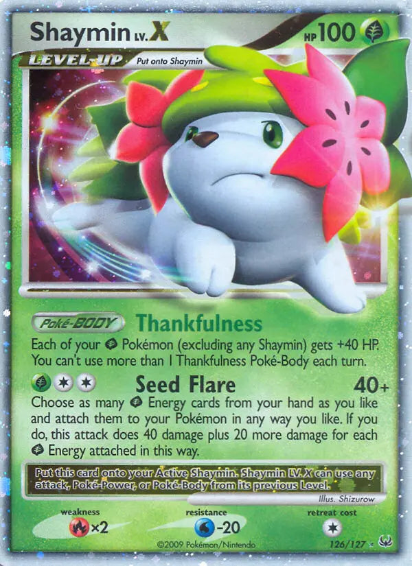 Shaymin 126 Platinum Pokesingles