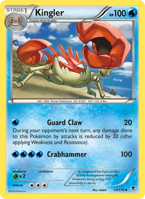 Kingler 14 Phantom Forces Pokesingles