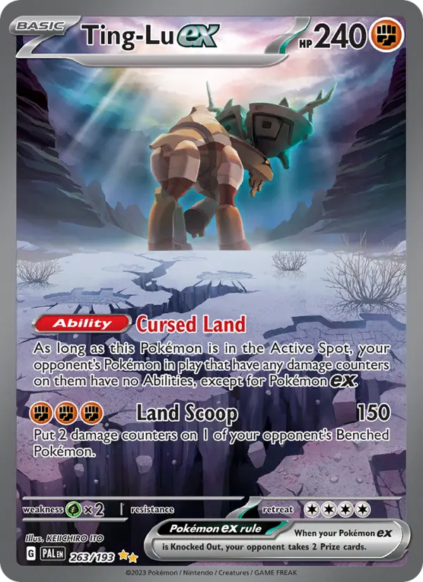 Ting-Lu ex 263 Paldea Evolved Pokesingles