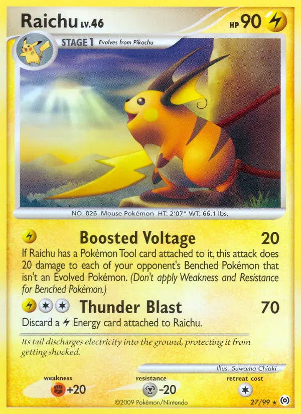 Raichu 27 Arceus Pokesingles
