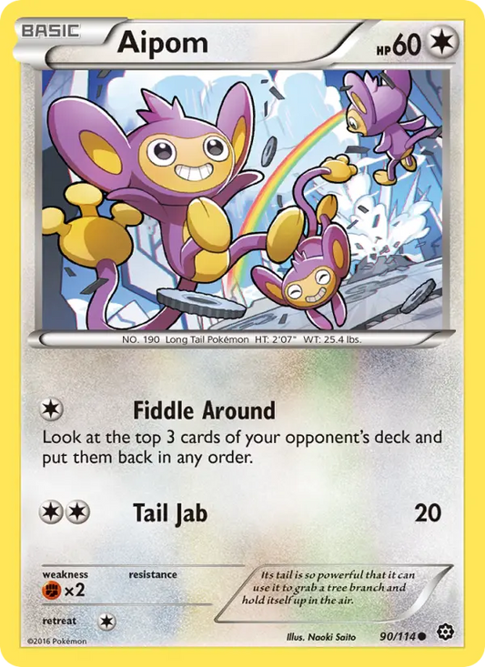 Aipom 90 Steam Siege Pokesingles