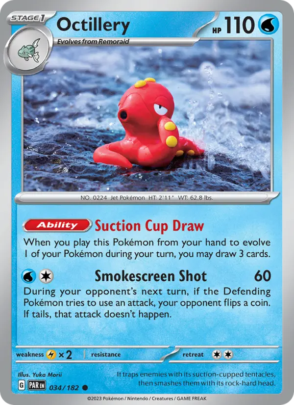 Octillery 34 Paradox Rift Pokesingles