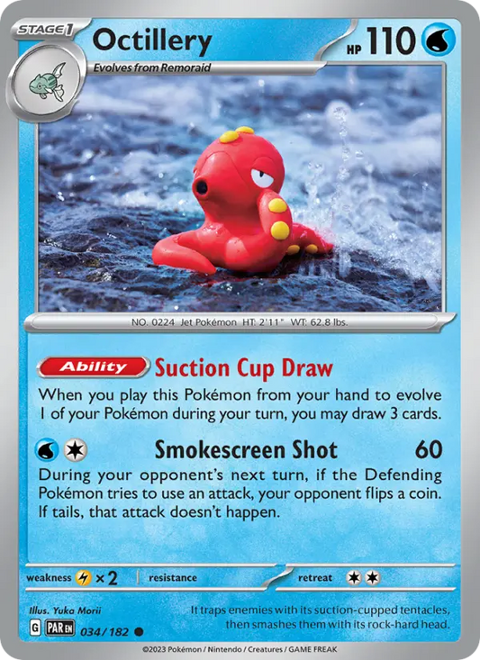 Octillery 34 Paradox Rift Pokesingles