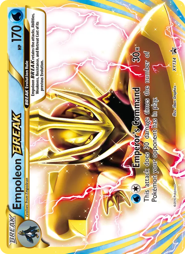 Empoleon BREAK XY134 XY Black Star Promos Pokesingles