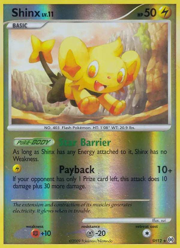 Shinx SH12 Arceus Pokesingles