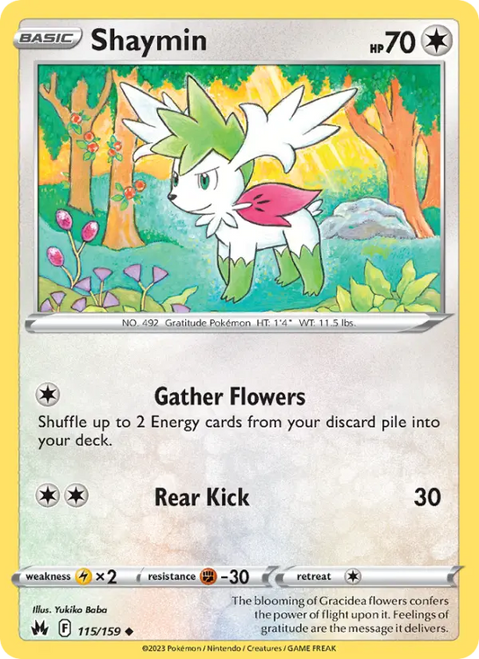 Shaymin 115 Crown Zenith Pokesingles