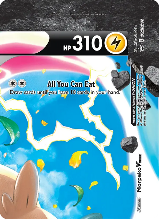 Morpeko V-UNION SWSH216 SWSH Black Star Promos Pokesingles