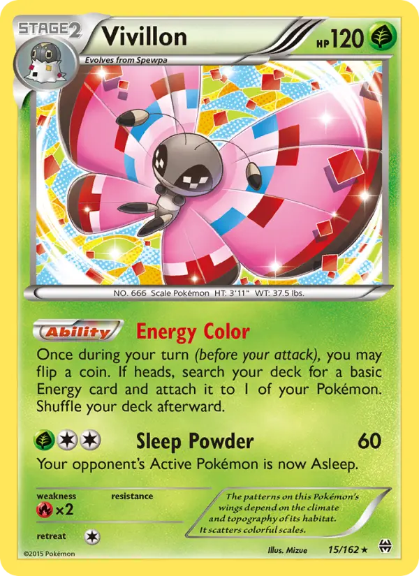 Vivillon 15 BREAKthrough Pokesingles