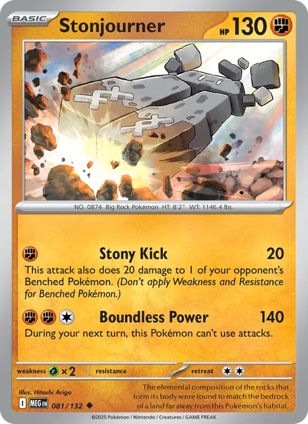Stonjourner 81 Mega Evolution Pokesingles