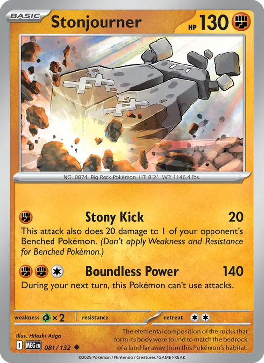 Stonjourner 81 Mega Evolution Pokesingles
