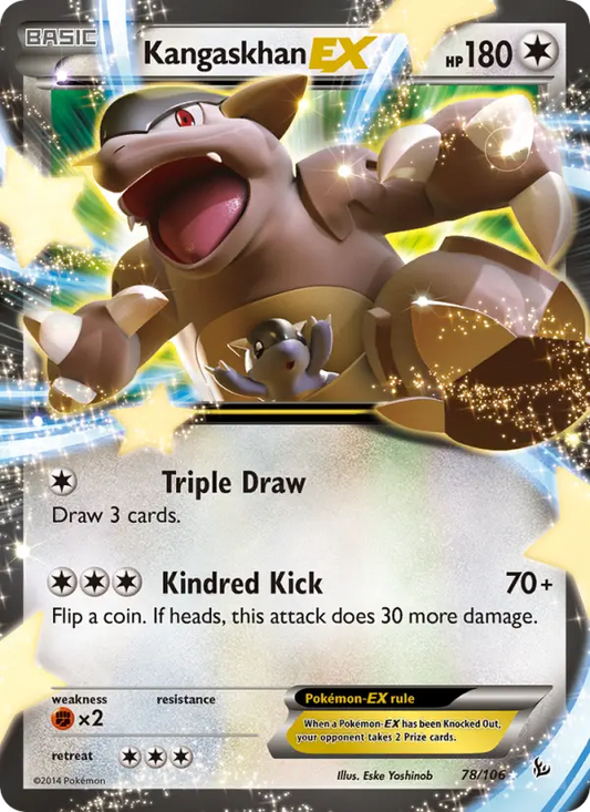 Kangaskhan EX 78 Flashfire Pokesingles
