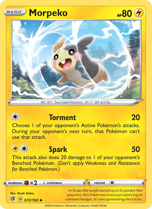 Morpeko 73 Rebel Clash Pokesingles