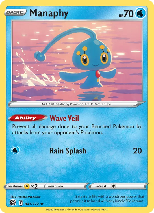 Manaphy 41 Brilliant Stars Pokesingles