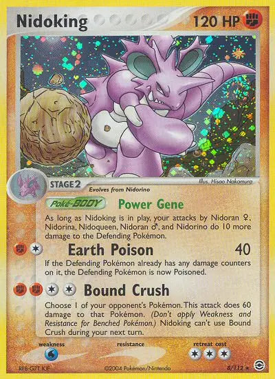 Nidoking 8 FireRed & LeafGreen Pokesingles