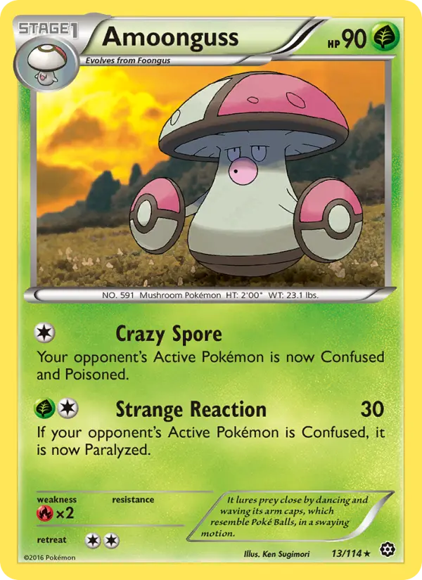 Amoonguss 13 Steam Siege Pokesingles