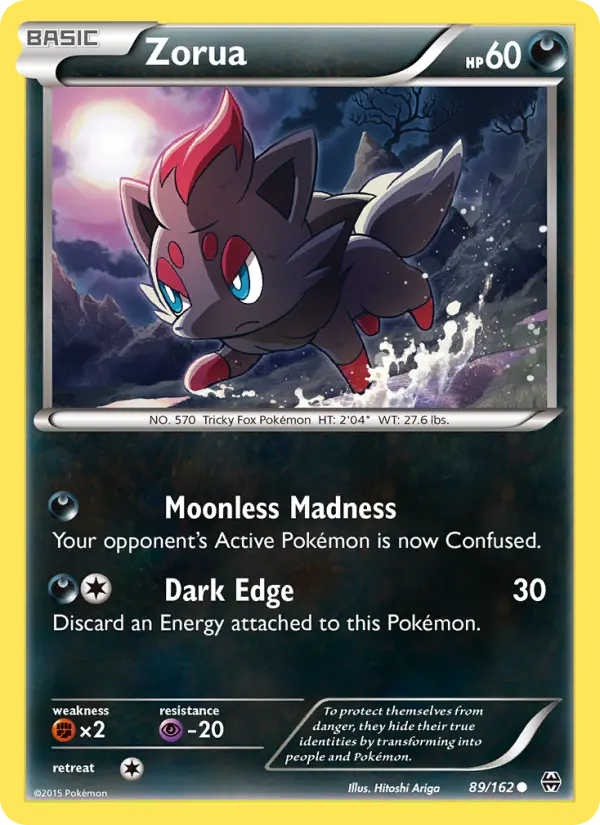 Zorua 89 BREAKthrough Pokesingles