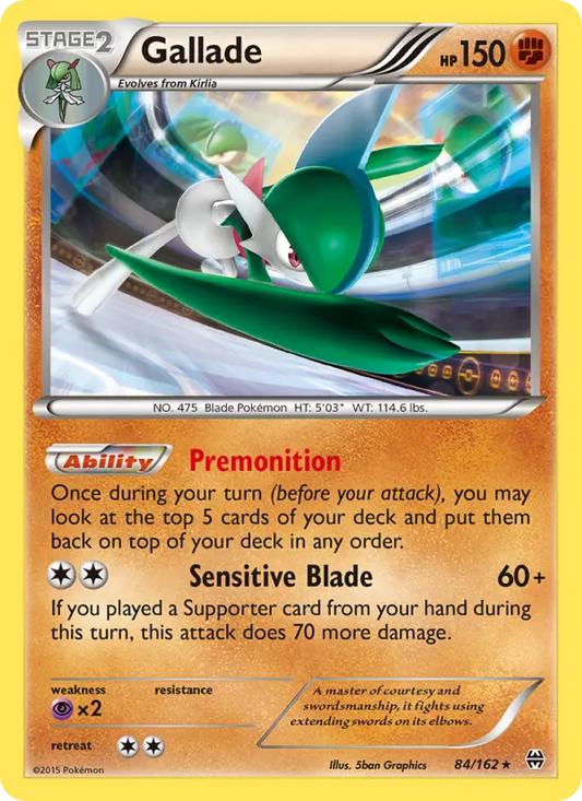 Gallade 84 BREAKthrough Pokesingles