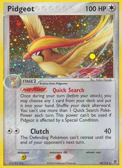 Pidgeot 10 FireRed & LeafGreen Pokesingles
