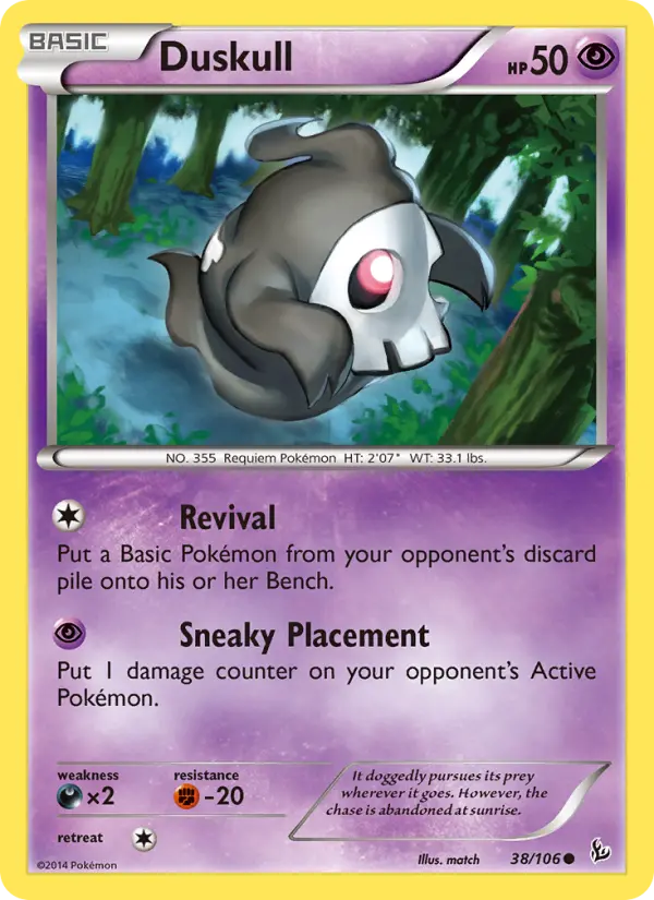 Duskull 38 Flashfire Pokesingles
