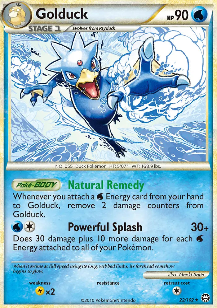 Golduck 22 Triumphant Pokesingles