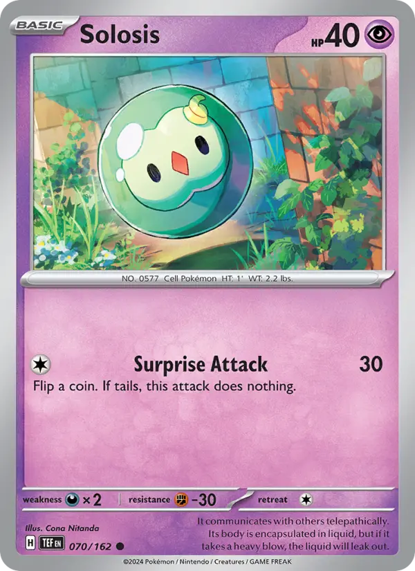 Solosis 70 Temporal Forces Pokesingles