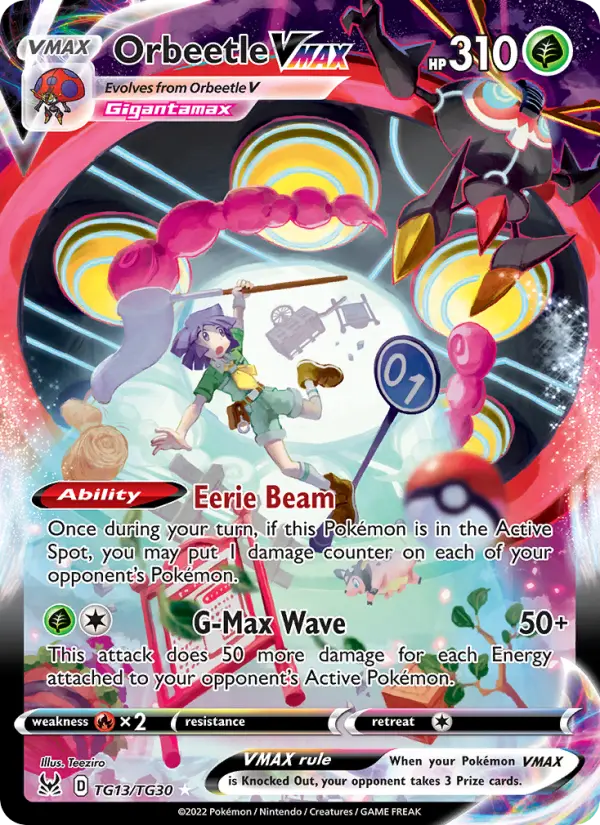 Orbeetle VMAX TG13 Lost Origin Pokesingles